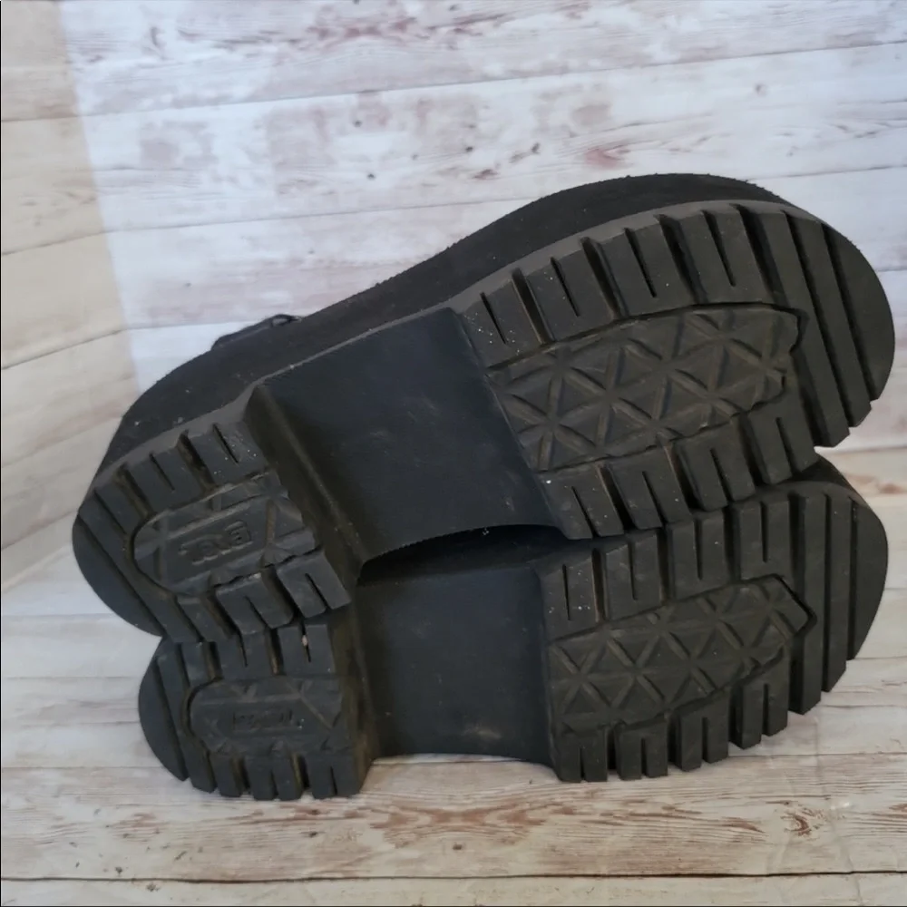 Teva Indio Jewel Black Platform Sandals - Picture 3 of 9